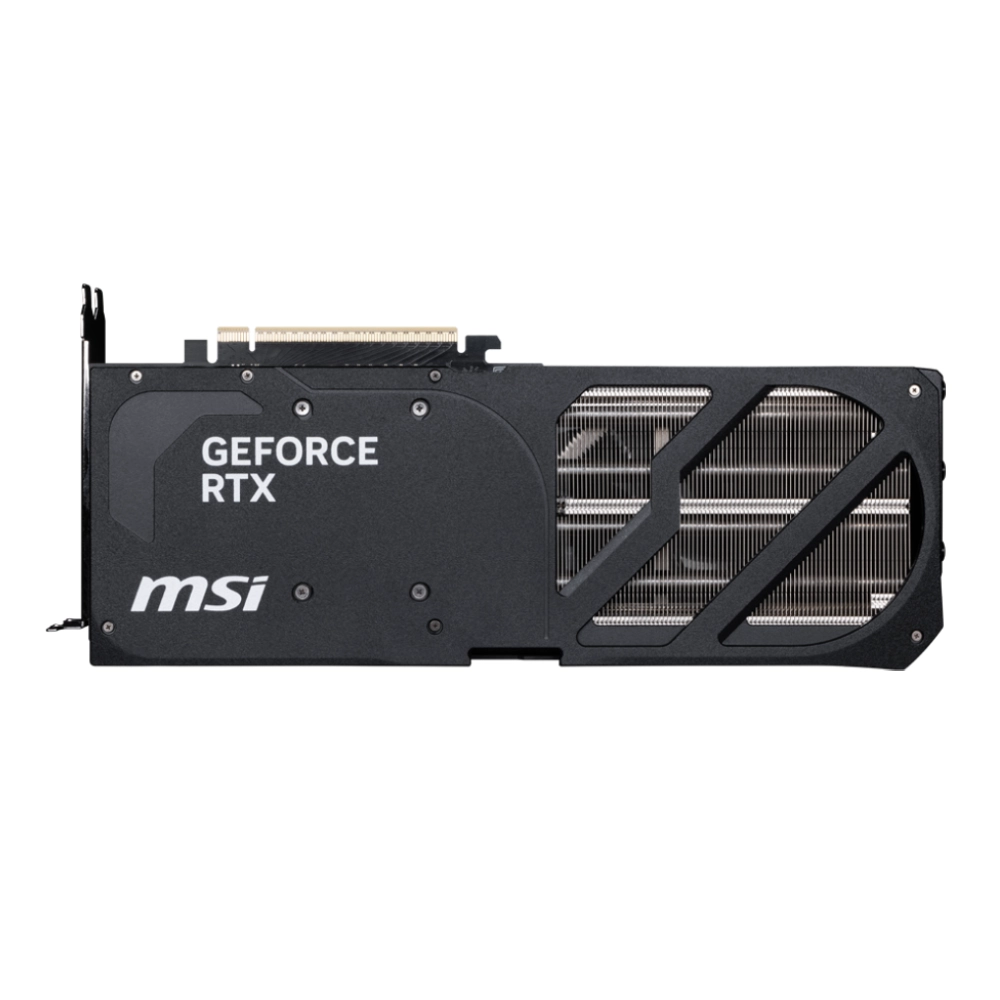 MSI Nvidia Graphic Card RTX 5080 16GB DDR7 Shadow 3X OC Triple Fan view 4